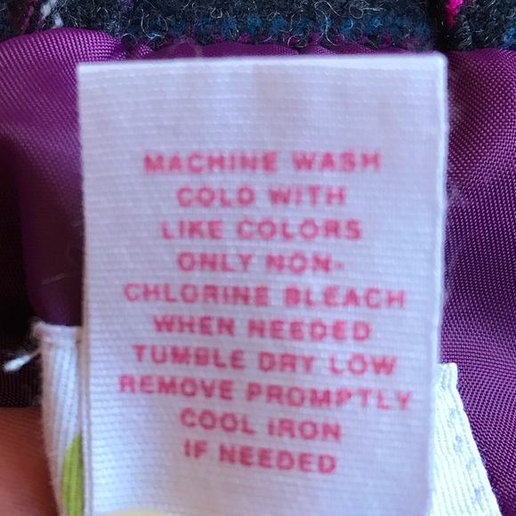 Circo Long Plaid Wool Blend Coat Size 2T - Picture 4 of 6